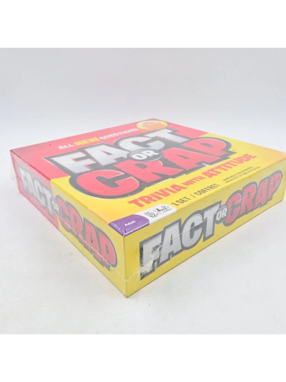 Fact Or Crap Trivia With Attitude Board Game Age 12+ New
